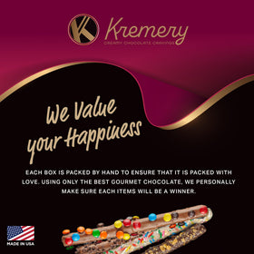KREMERY individually wrapped pretzels ensure freshness and easy sharing.