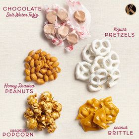 Kremery peanut brittle, crisp candy crackle for moments.
