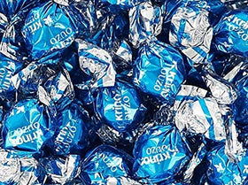 Krinos gluten-free and alcohol-free badge on pack inviting inclusive snacking