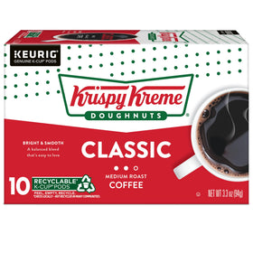 Krispy Kreme coffee-brew moment ready in minutes.