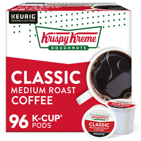 Krispy Kreme Classic Coffee K-Cup Pod for a quick balanced morning brew