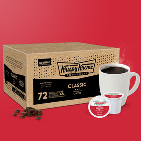 Krispy Kreme Classic coffee in the morning routine for a reliable start.