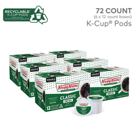 Brew-ready Krispy Kreme Decaf demonstrates smooth, medium roast flavor for Keurig.