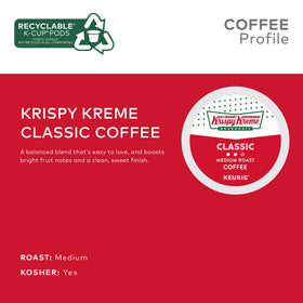 Krispy Kreme Classic label close-up highlighting authenticity