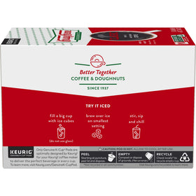Krispy Kreme coffee packaging box ready for home or office use