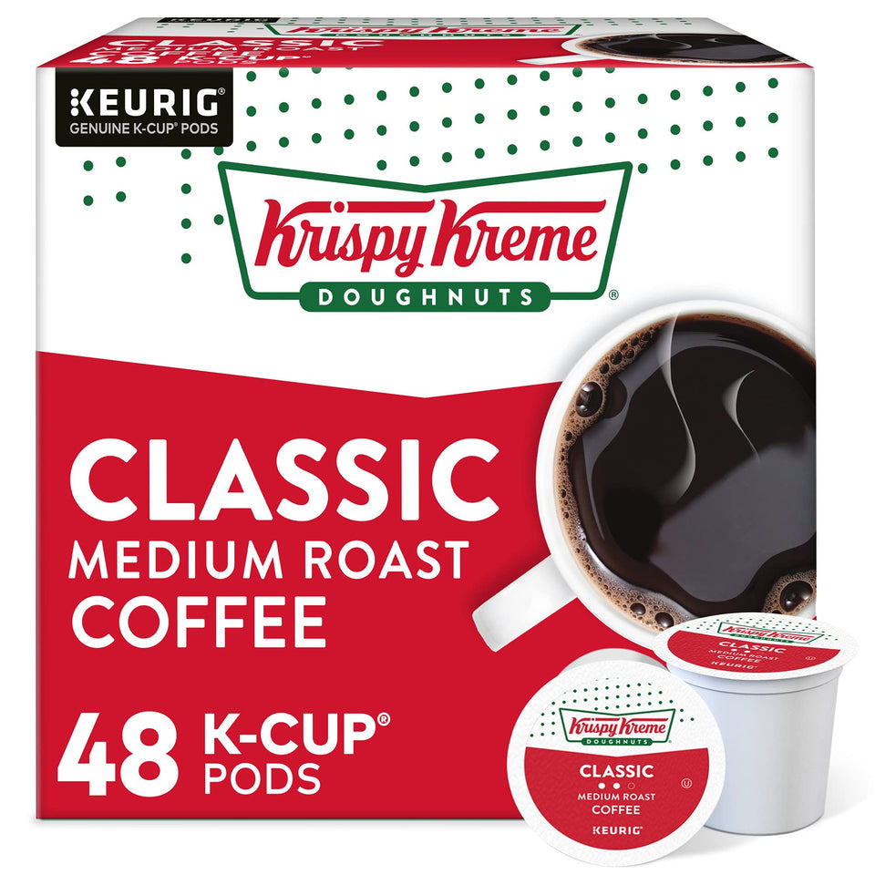 Krispy Kreme Doughnuts Classic coffee pod pack for easy morning flavor on demand