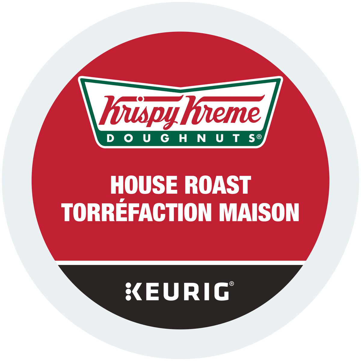 Krispy Kreme K-Cup pod image showing recyclable packaging for eco-conscious coffee rituals.