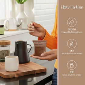 KROMA 24K broth in cup ready-to-serve warmth and aroma