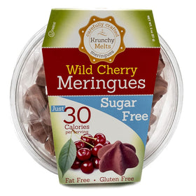 Krunchy Melts gluten-free and dairy-free labeling, allergy-friendly snack option.