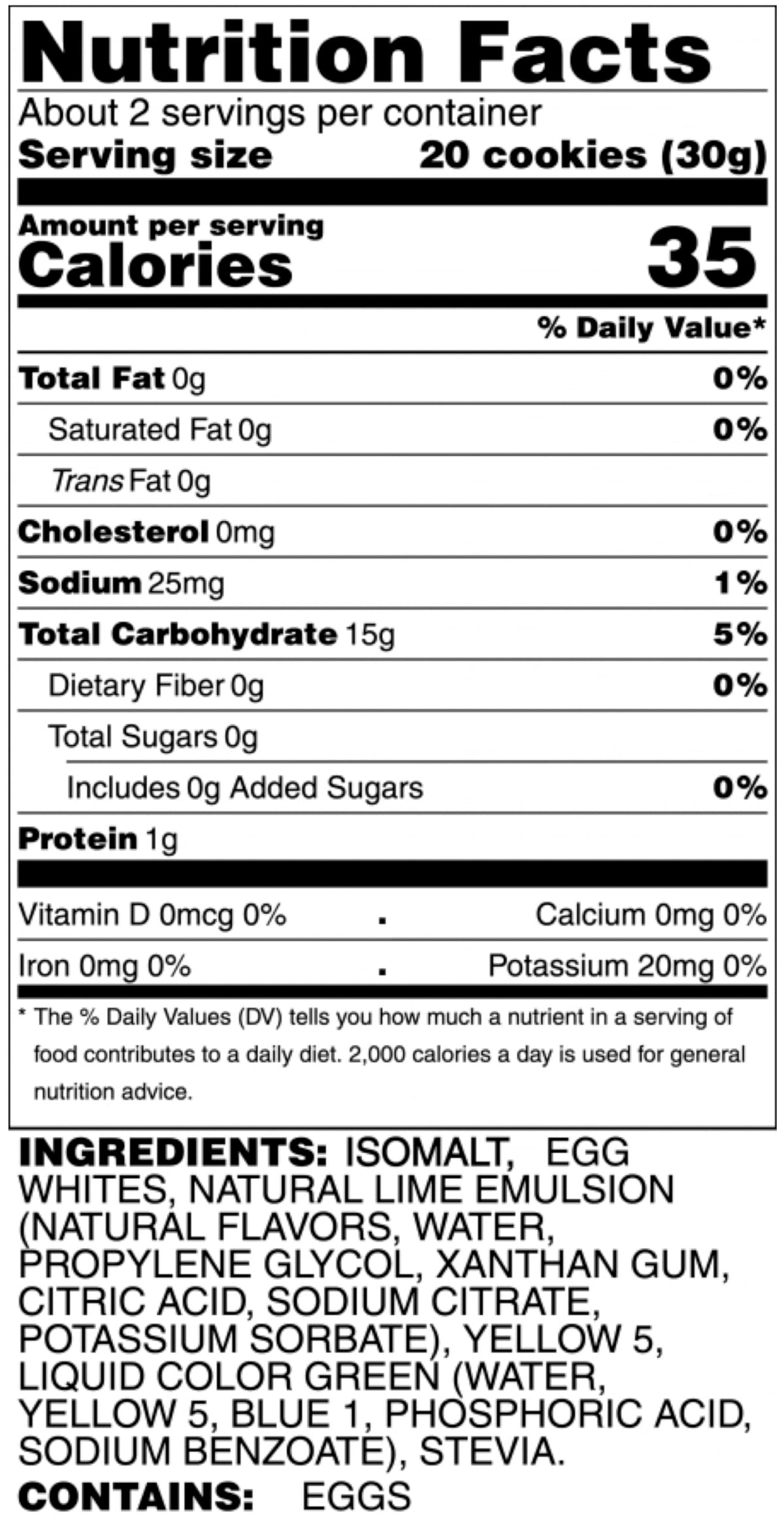 Krunchy Melts Key Lime cookies ready-to-grab for zero net carbs snacking