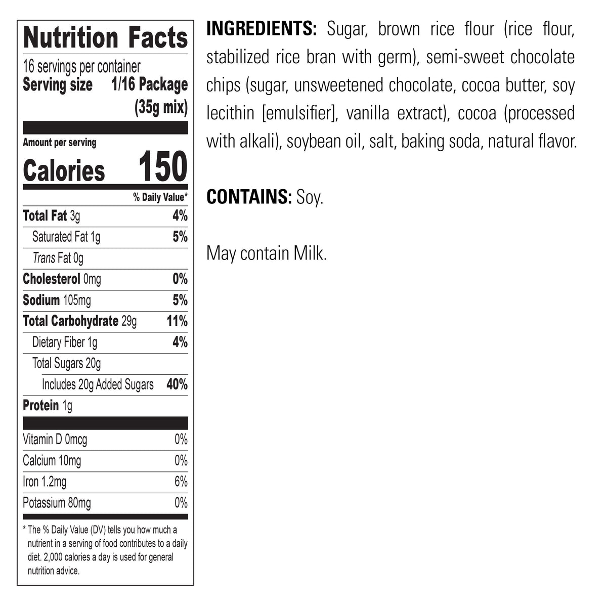 Krusteaz brownie mix shelf life 365 days labeled