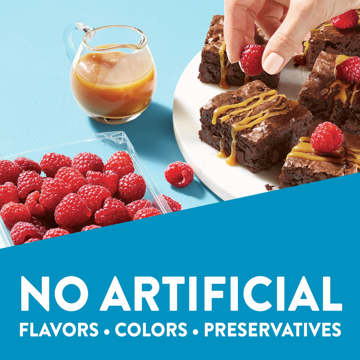 Krusteaz brownie mix in a bowl ready to mix for easy, gluten-free desserts.