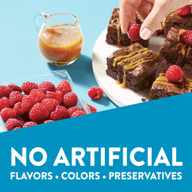Krusteaz brownie mix in a bowl ready to mix for easy, gluten-free desserts.