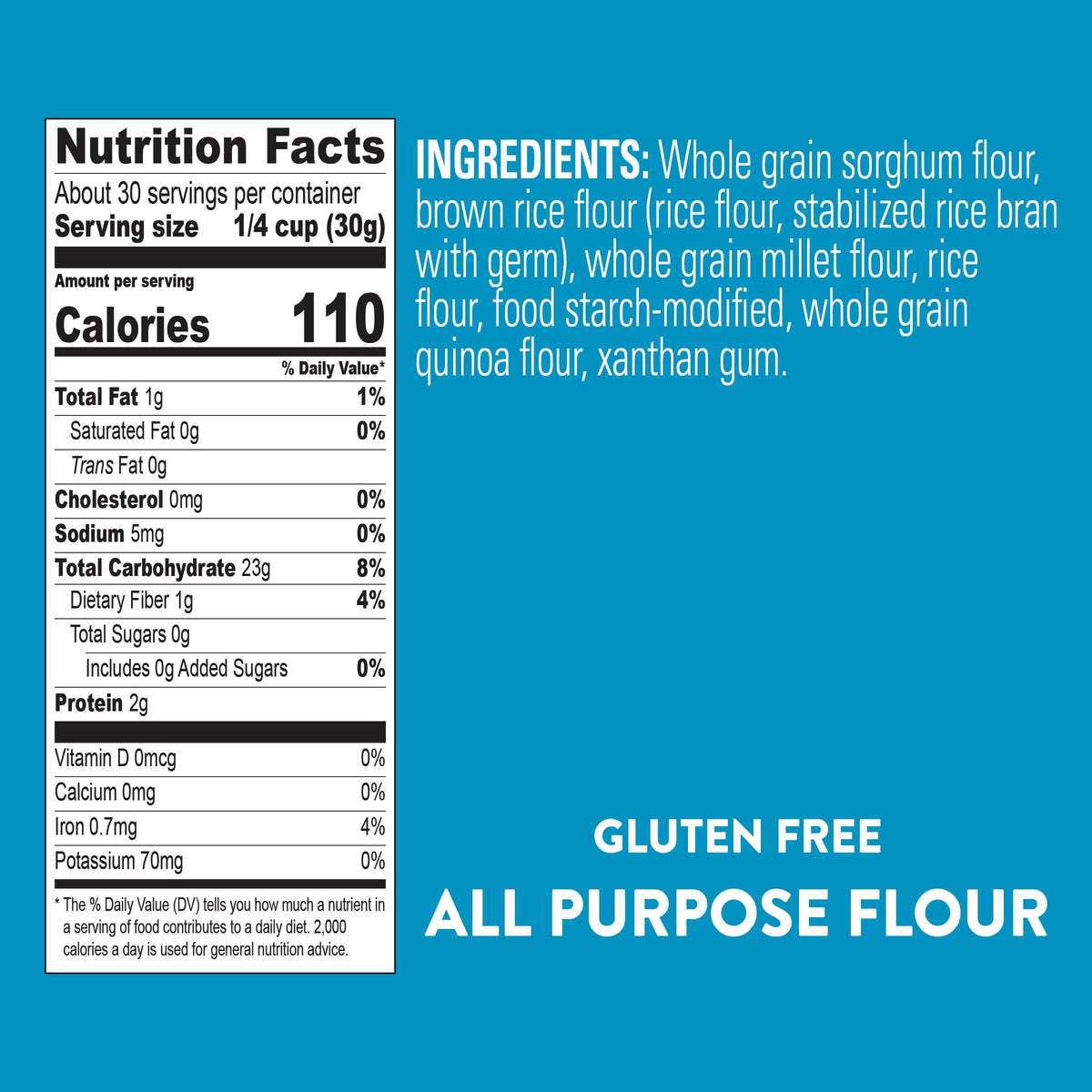 1:1 substitution makes Krusteaz flour easy for gluten free baking