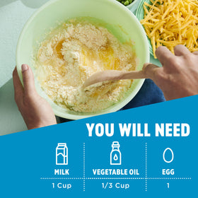Krusteaz honey cornbread mix box suggests versatile cornbread and muffins.