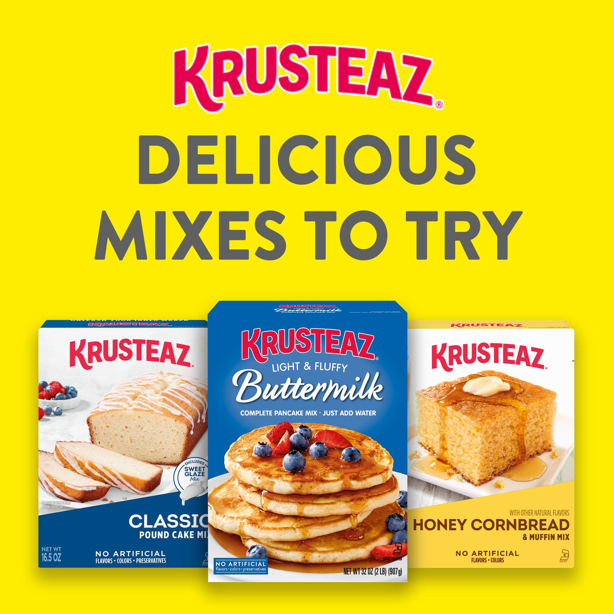 Krusteaz Meyer Lemon Pound Cake slice ready to serve.