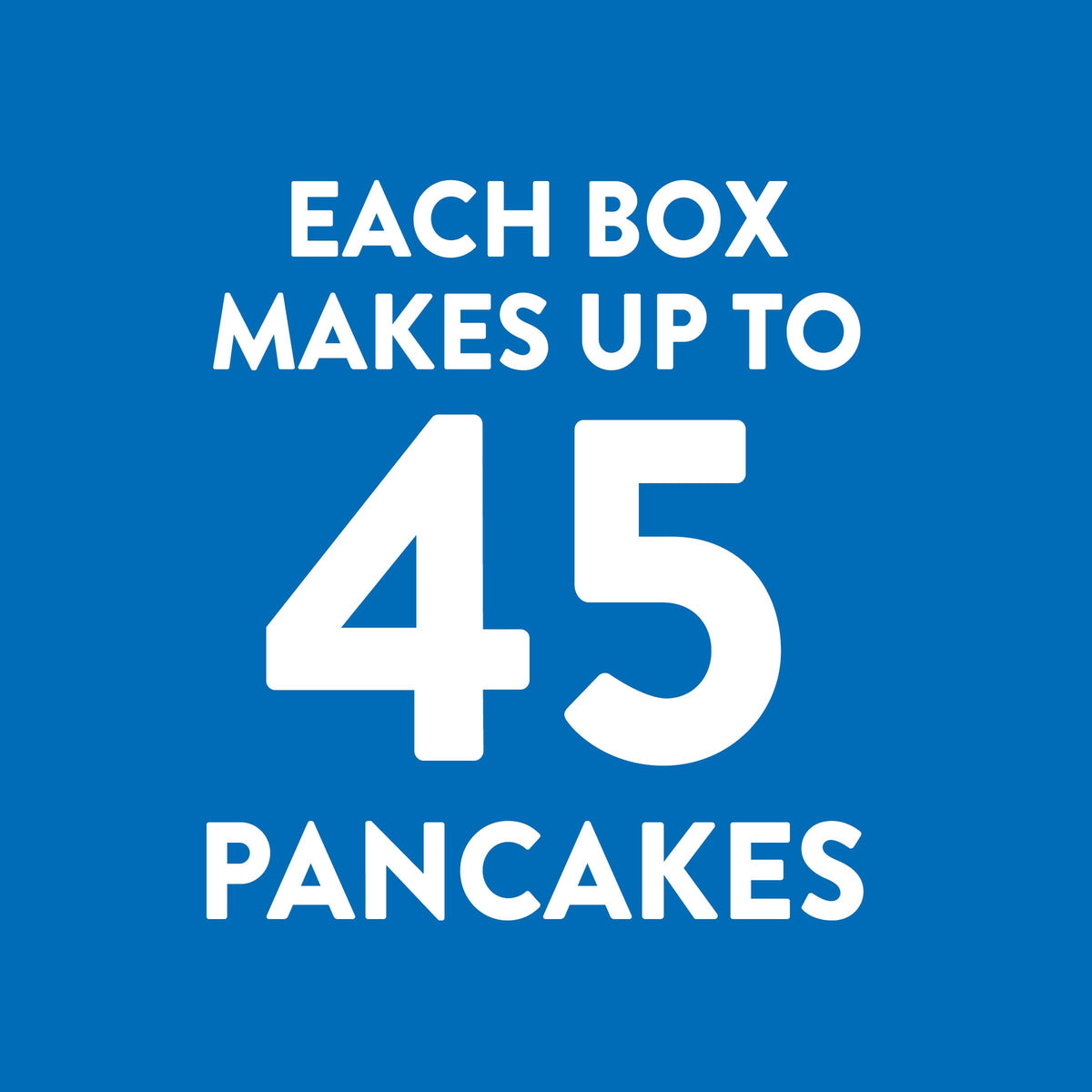 Krusteaz pancake mix makes mini pancakes for a kid-friendly snack.