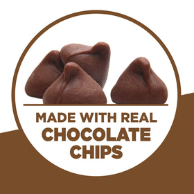 Krusteaz Double Chocolate Muffin Mix batter in cup molds.