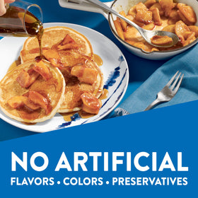 Krusteaz pancake serving with butter and syrup for a classic breakfast.