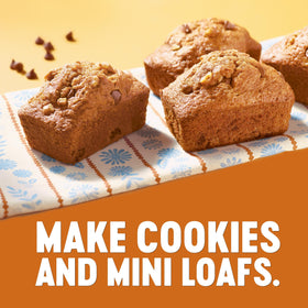 Krusteaz Pumpkin Spice Quick Bread creates a comforting fall-snack option.