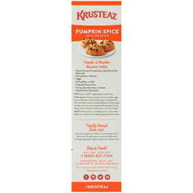 Sliced Krusteaz Pumpkin Spice Quick Bread loaf served warm with butter