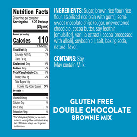 Sliced Krusteaz brownies reveal fudgy interior and chocolatey goodness.