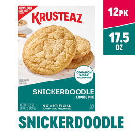 Krusteaz Snickerdoodle dough ready in minutes for fast baking
