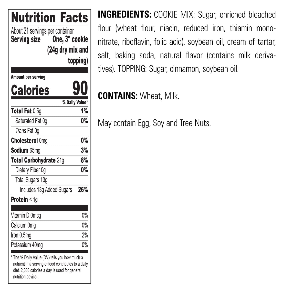Krusteaz Snickerdoodle 12-box pack on shelf for stocking up
