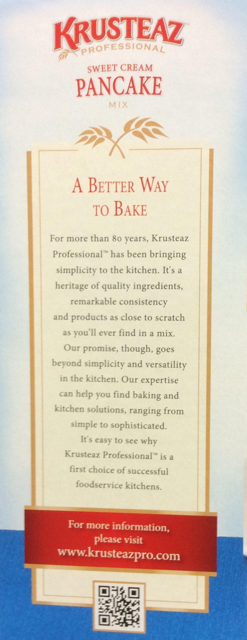 Krusteaz Sweet Cream Pancake Stack—golden, comforting breakfast