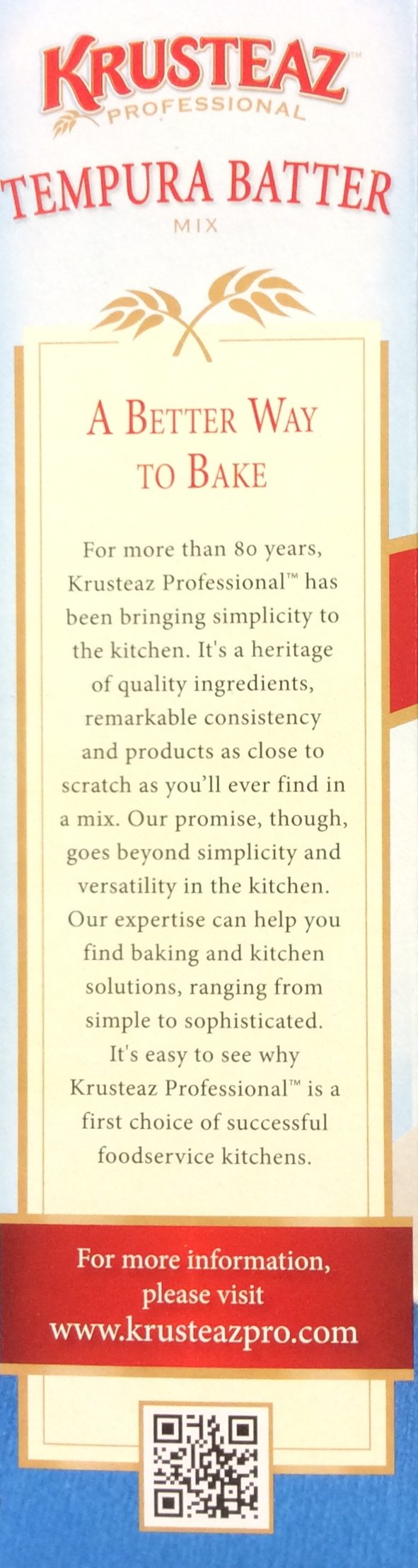 Krusteaz Tempura Batter Mix delivers restaurant-quality results in home kitchens.