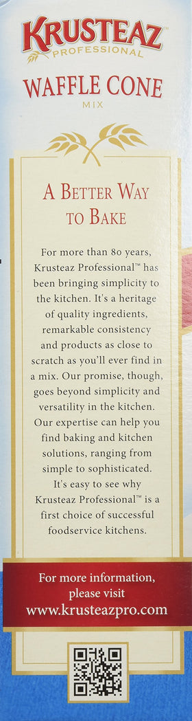 Krusteaz Waffle Cone Mix dessert bowls for ice cream and fruit desserts