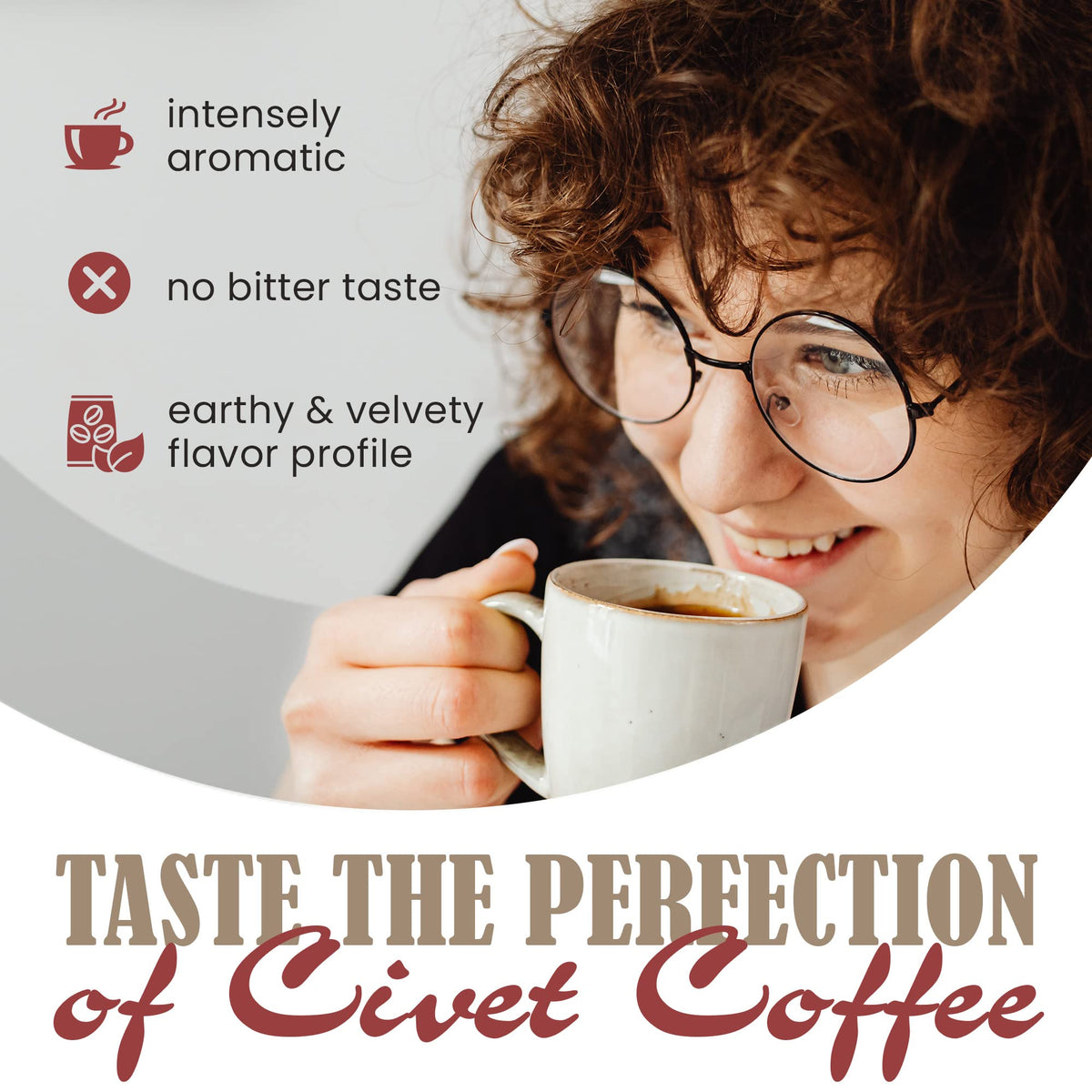 Ksu Pom Humbang Cooperative Wild Kopi Luwak roasted beans indicate premium quality