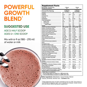 KTD BIOLABS Kids Protein Shake probiotics icon suggests gut-friendly benefits.