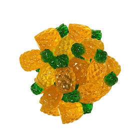 KTM Enjoy 3D pineapple gummy bag, resealable packaging keeps flavor fresh between uses.