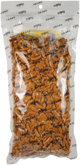 KTM Premium Mixed Arare closeup of savory bite-sized shapes for snacking.