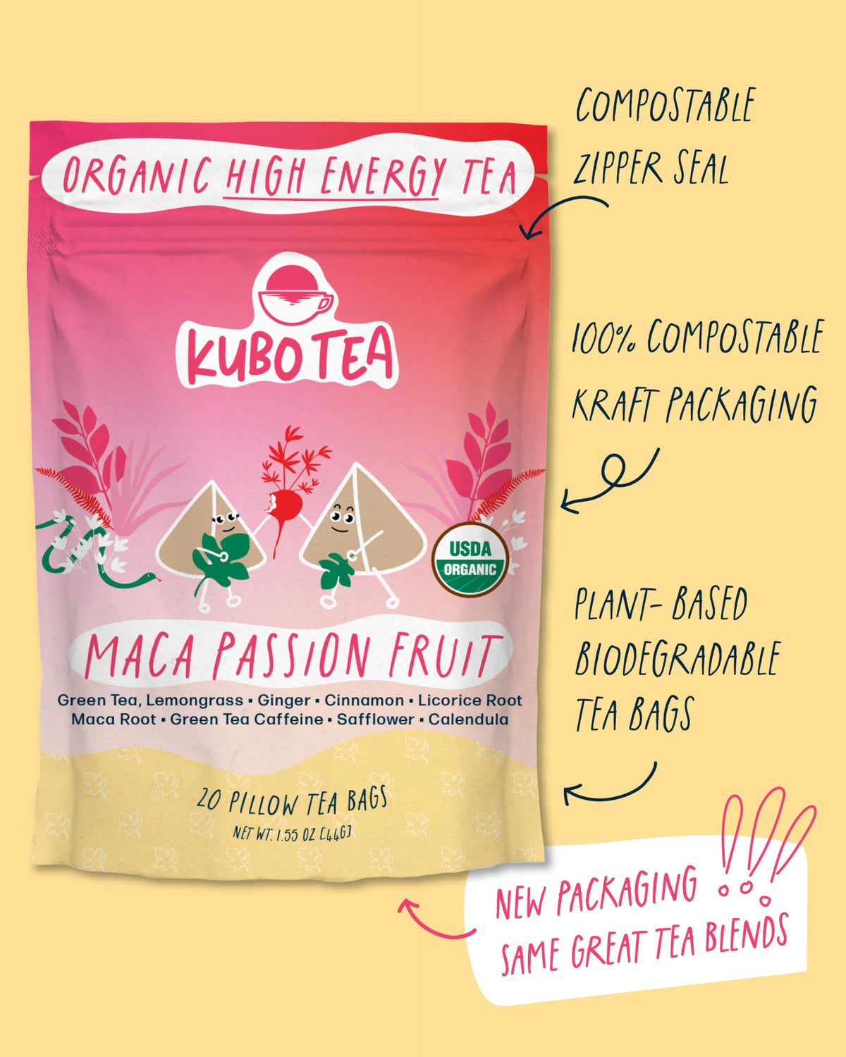Kubo Tea lemongrass cinnamon ginger note for a refreshing afternoon cup.
