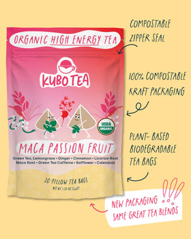 Kubo Tea lemongrass cinnamon ginger note for a refreshing afternoon cup.