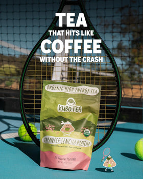 Kubo Tea sugar-free matcha as a convenient coffee substitute