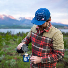 Kuju Coffee backpacking brew setup with no extra equipment