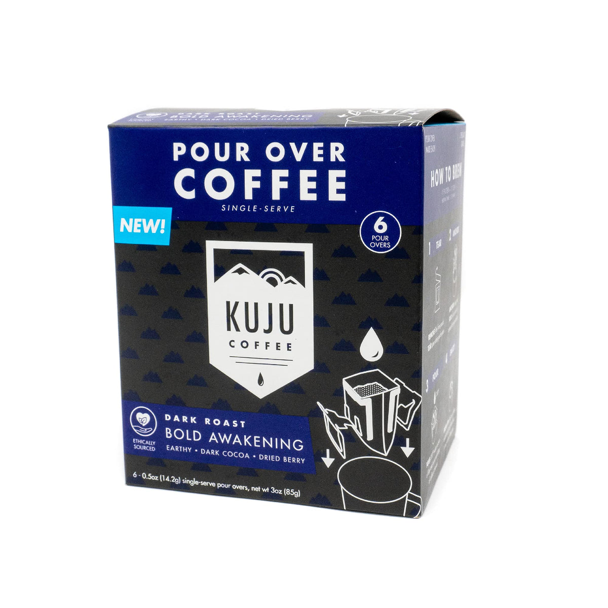 Kuju Coffee travel-ready packet fits in small bags