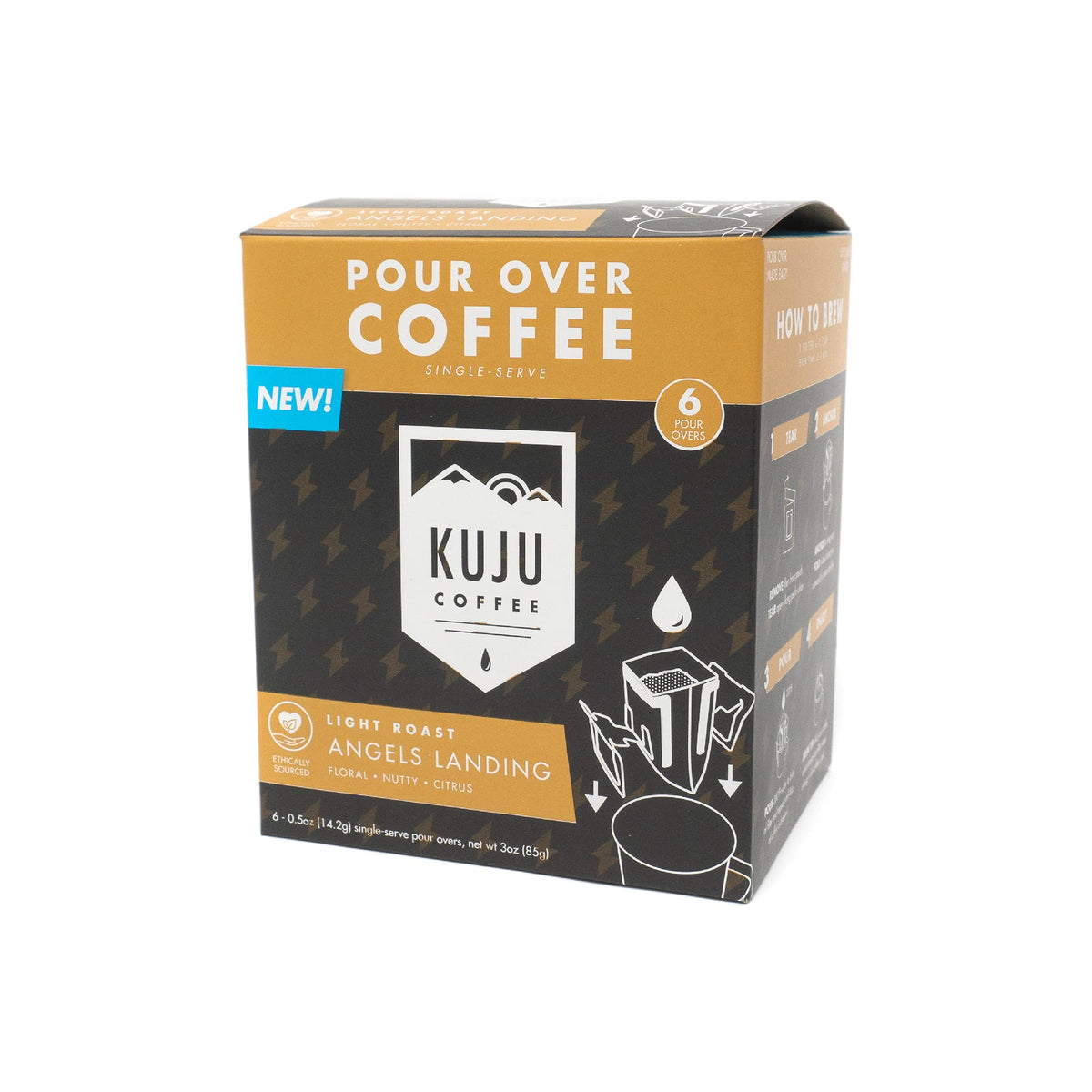 Kuju Coffee wind-powered facility packaging supports eco-friendly packaging.