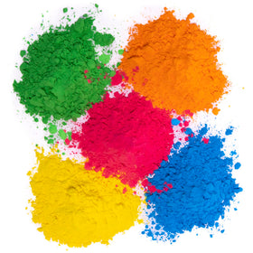 Kulture Khazana Holi color powder cloud ready for safe splash and cleanup.