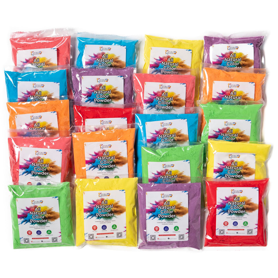 Kulture Khazana Holi color powder front pack for safe color play