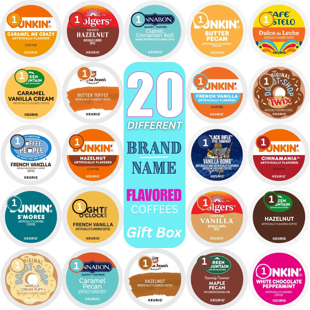 KUPIX variety-pack coffee pods offering 20 flavors for diverse mornings.