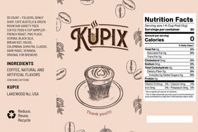 Kupix variety pack Colombian pods for a balanced, premium cup.