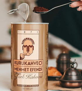 Kurukahveci Mehmet Efendi arabica beans ready for premium Turkish coffee