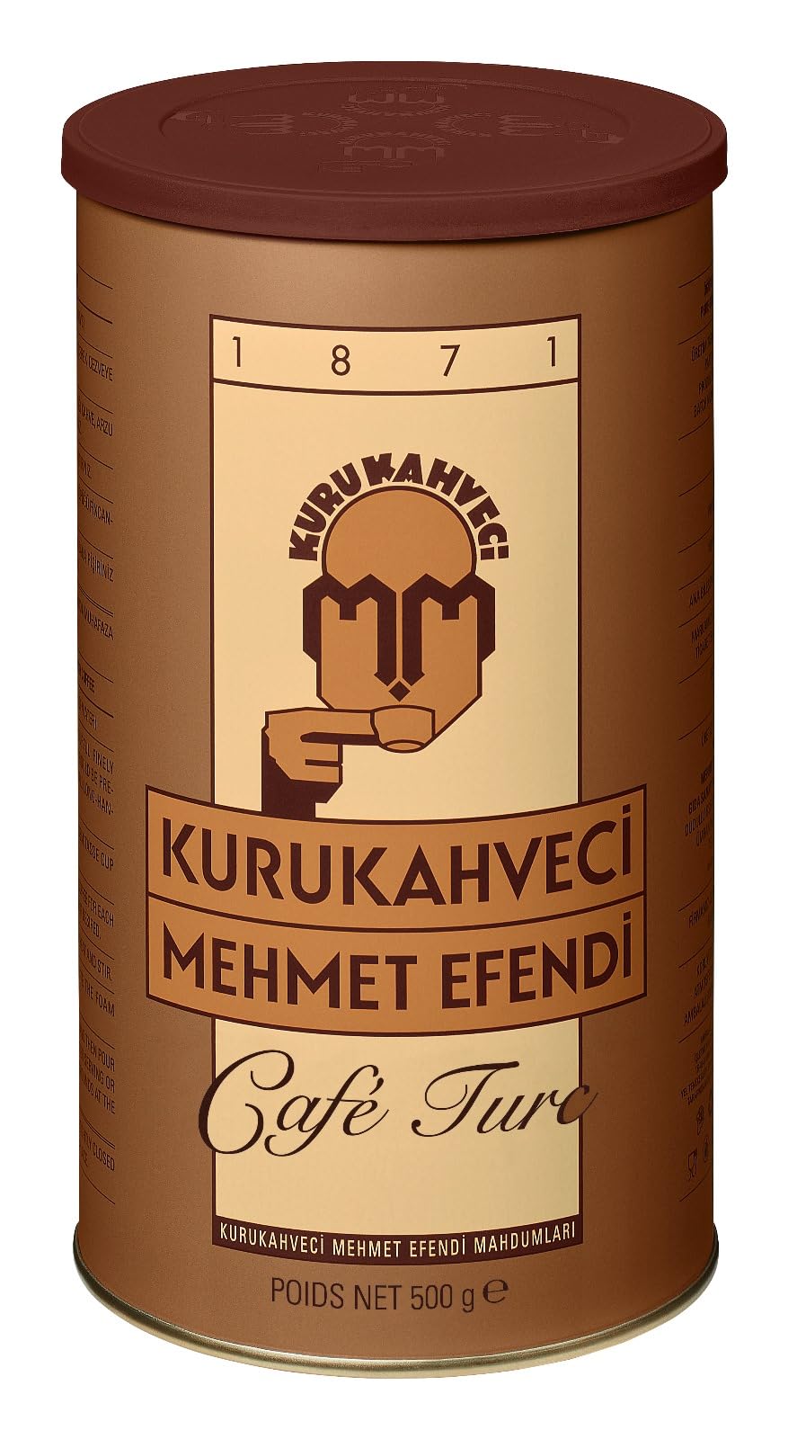 Aromas swirl in a close-up of Kurukahveci Mehmet Efendi coffee.