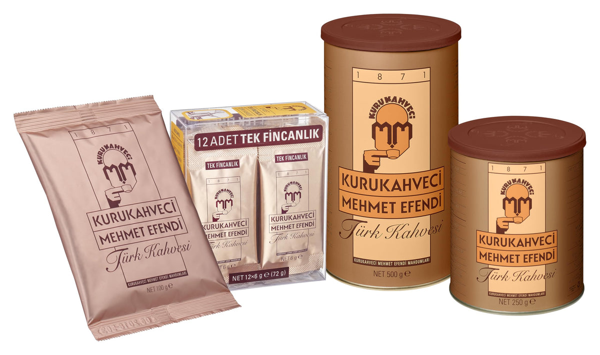 Kurukahveci Mehmet Efendi heritage since 1871 evokes a timeless coffee ritual.