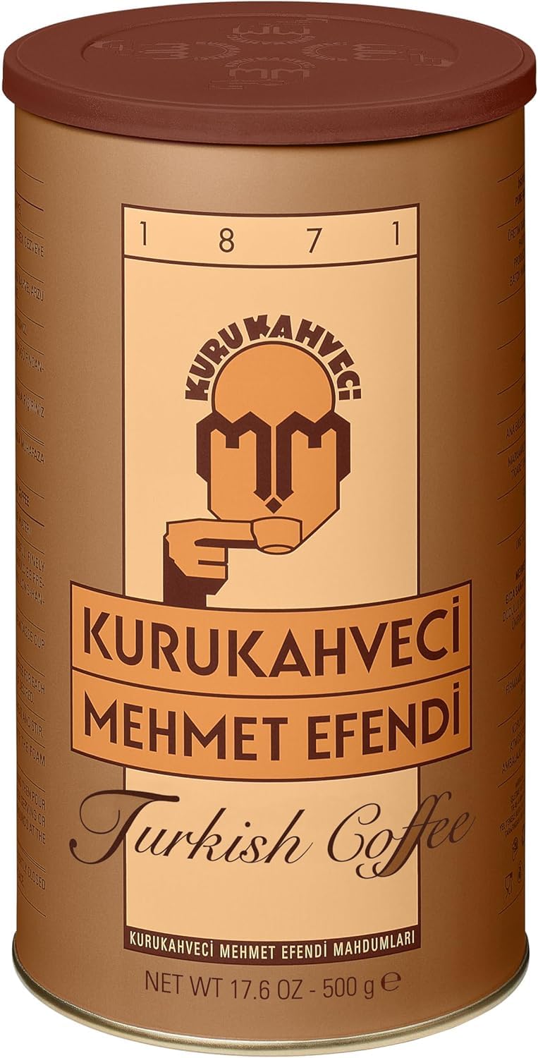Kurukahveci Mehmet Efendi roasted ground packs preserve freshness and aroma.