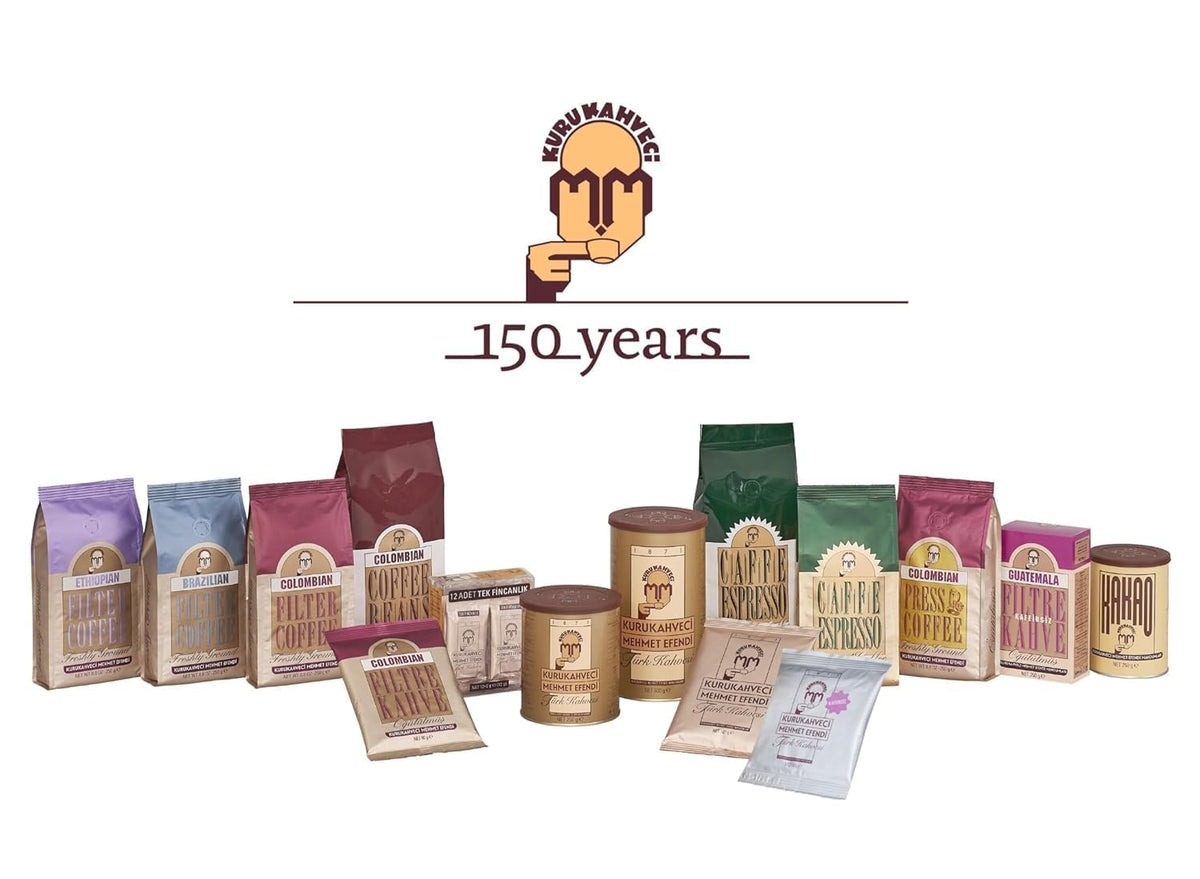 Kurukahveci Mehmet Efendi vacuum-sealed pack preserves freshness and aroma.